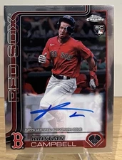 2025 Topps Chrome - Kristian Campbell Auto #RA-KC (RC, AU)