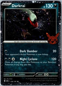 Darkrai 136/197 Trick or Trade BOOster 2024 Cosmos Holo