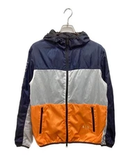 ARMANI EXCHANGE                    Recycled polyester blouson Navy x Orange
