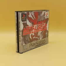 Metal Gear Solid PS1 Platinum ITALIANO COMPLETO 2 Dischi Manuale PAL ORIGINALE