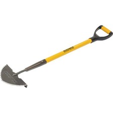 Roughneck Sharp Edge Lawn Edging Iron 210x1000mm/8¼x39½ Black Yellow