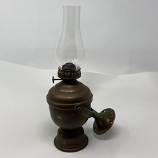 Vintage PERKO English Made Brass Oil Lamp Swivel Wall Mount NAUTICAL