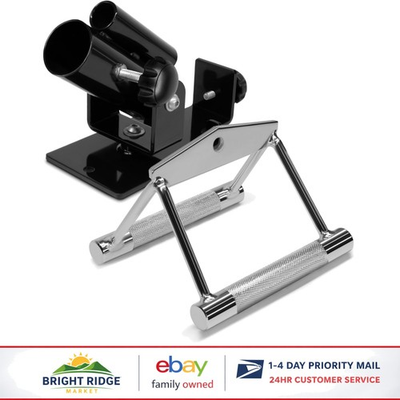 #ad Heavy Duty T Bar Row Platform with Anti Slip Double Handle for Strength Training $78.76