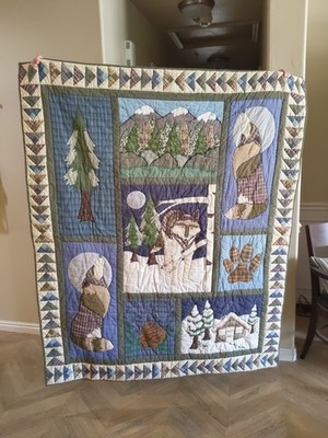 Patch Magic Quilts - Wolf Throw 53''W x 63''L
