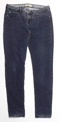 Just USA Damen blau Baumwolle Skinny Jeans Größe 30 normaler Reißverschluss