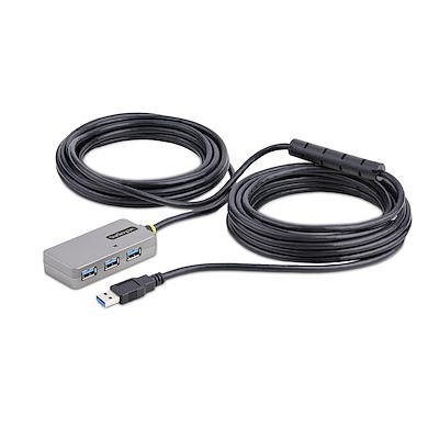 StarTech.com 4 Port USB Extender Hub mit 10 m USB 3.0-Verlängerungskabel