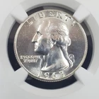 1963-P Washington Quarter 25¢ - NGC Graded MS64