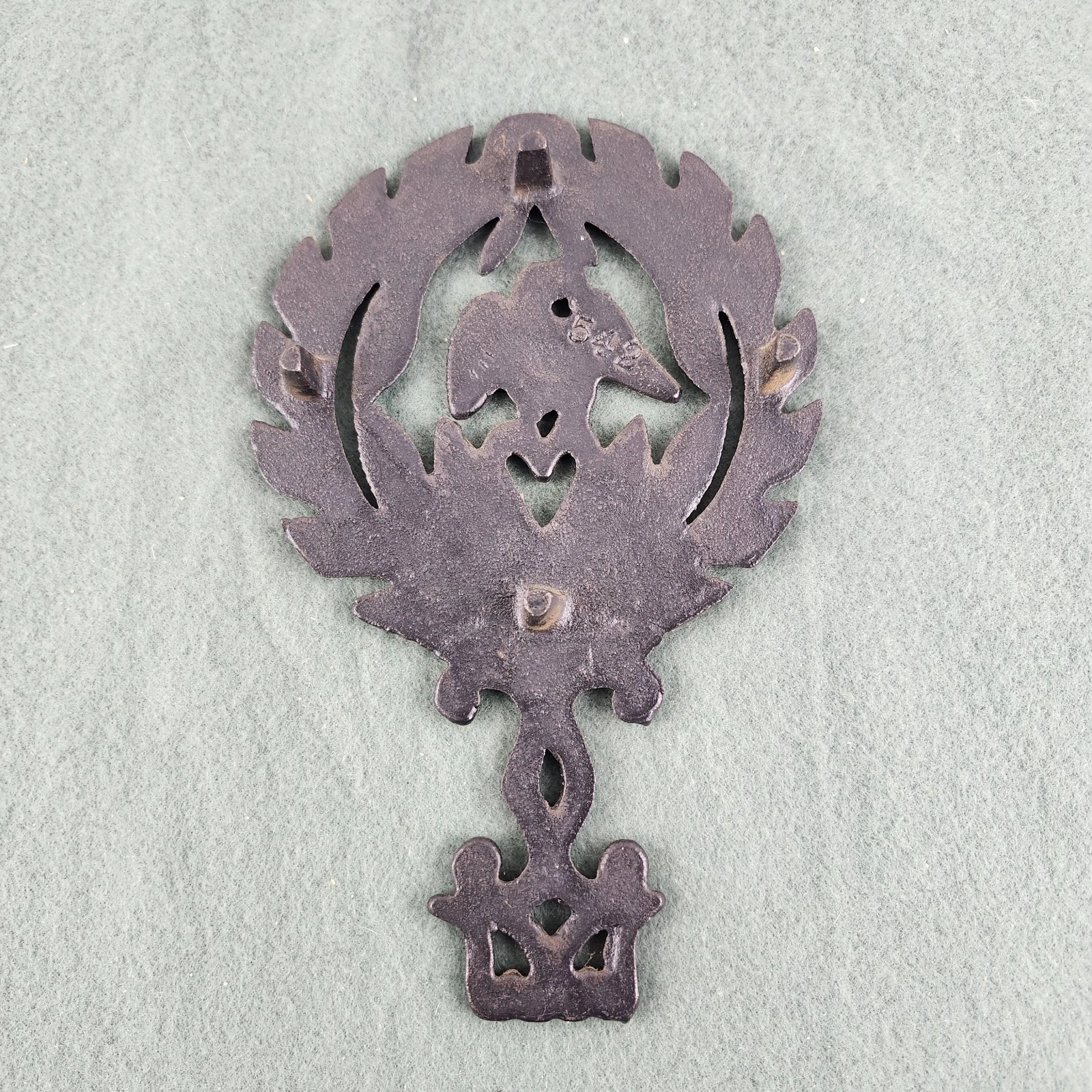 Vintage Griswold Cast Iron #542 Eagle Trivet image 4