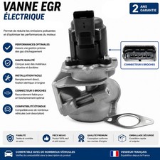 VANNE EGR 1.6 HDI 1618NR prévu pour PEUGEOT 206 207 307 308 407 PARTNER EXPERT