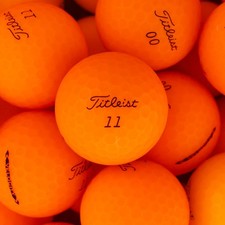 24 Titleist Velocity Matte Orange Used Golf Balls 4A / 5A Quality FREE SHIPPING