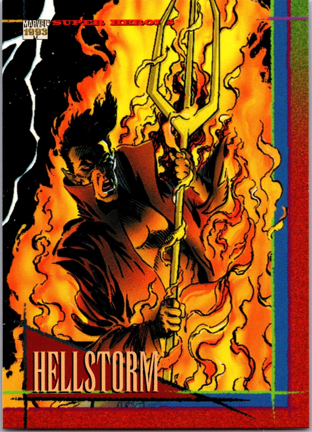 1993 SkyBox Marvel Universe #54 Hellstorm