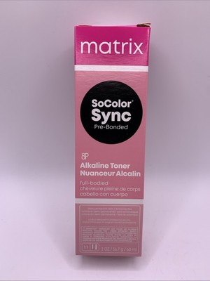Matrix SoColor Sync Alkaline Toner 2oz Pre-Bonded 8P Medium Blonde Pearl