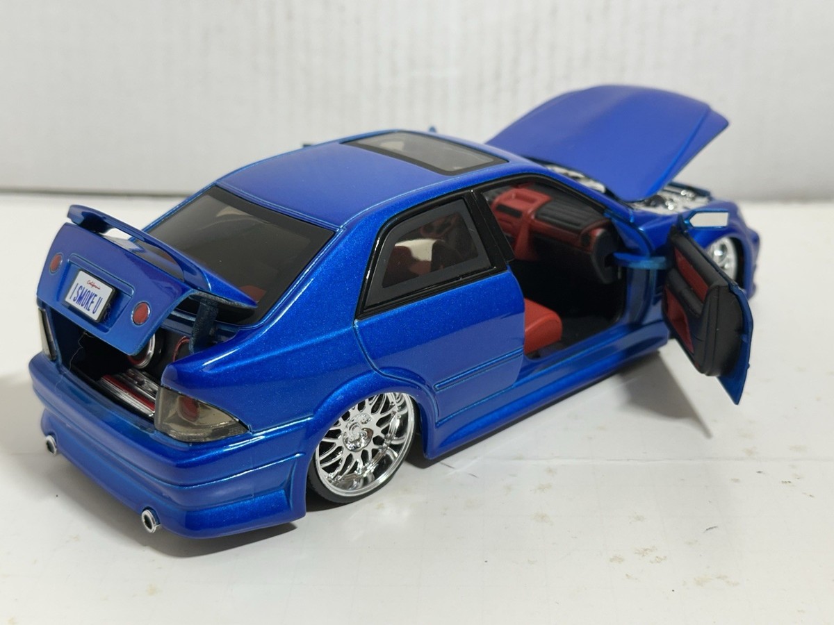 JADA IMPORT RACER LEXUS IS300 BLUE 1:24 DIECAST MODEL CAR NEW NO 