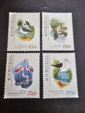 TIMBRE PORTUGAL FAUNE OISEAUX PHILEXFRANCE N°1548/1551 NEUF ** LUXE MNH 1982