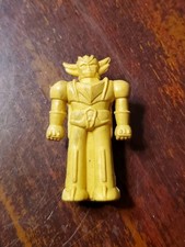 Vintage Shogun Warriors Super Robot Pencil Topper Yellow Hong Kong 1980's