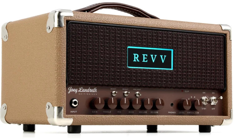 Revv D20 Joey Landreth Edition 20-watt Tube Amp Head - Joey Landreth Brown