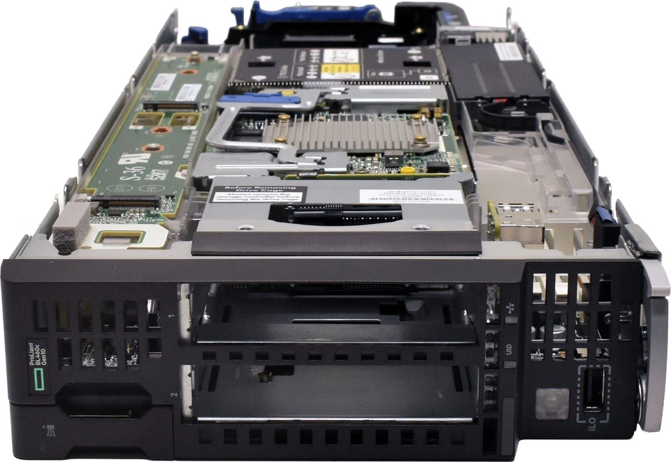 HP ProLiant BL460c G10 Blade Server 2xGOLD 6138 CPU 32GB PC4 P204i 2x SFF 2x M.2 - Bild 4 von 4