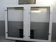 Fenster aus Aluminium mit Griff / neu / 228 x 176 cm - Profil 6,5 cm