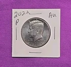 2022 P JFK Half Dollar,  AU, In Coin Flip. ***FREE SHIPPING *** #wj350