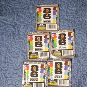 Panini FIFA World Cup 2026 Soccer Sports Sticker Pack, 7 Stickers
