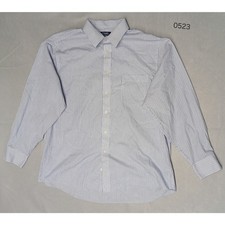 Chaps Stretch Collare Wrinkle Free Regular Fit 17.5 34/35 Dress Casual Shirt