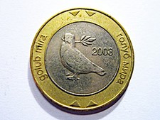 Bosnien - Herzegowina  2 Konvertible Marka  2003  "Taube"