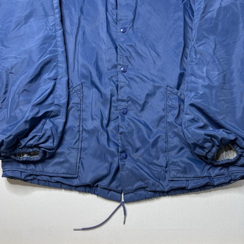 VTG Russell Jacket Mens Snap Button Windbreaker Coaches Gold Tag True 70s Size L - Picture 3 of 6