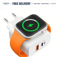 3-in-1 Wireless Charger for Apple Watch iPhone 20W PD USB-C USB-A Fast