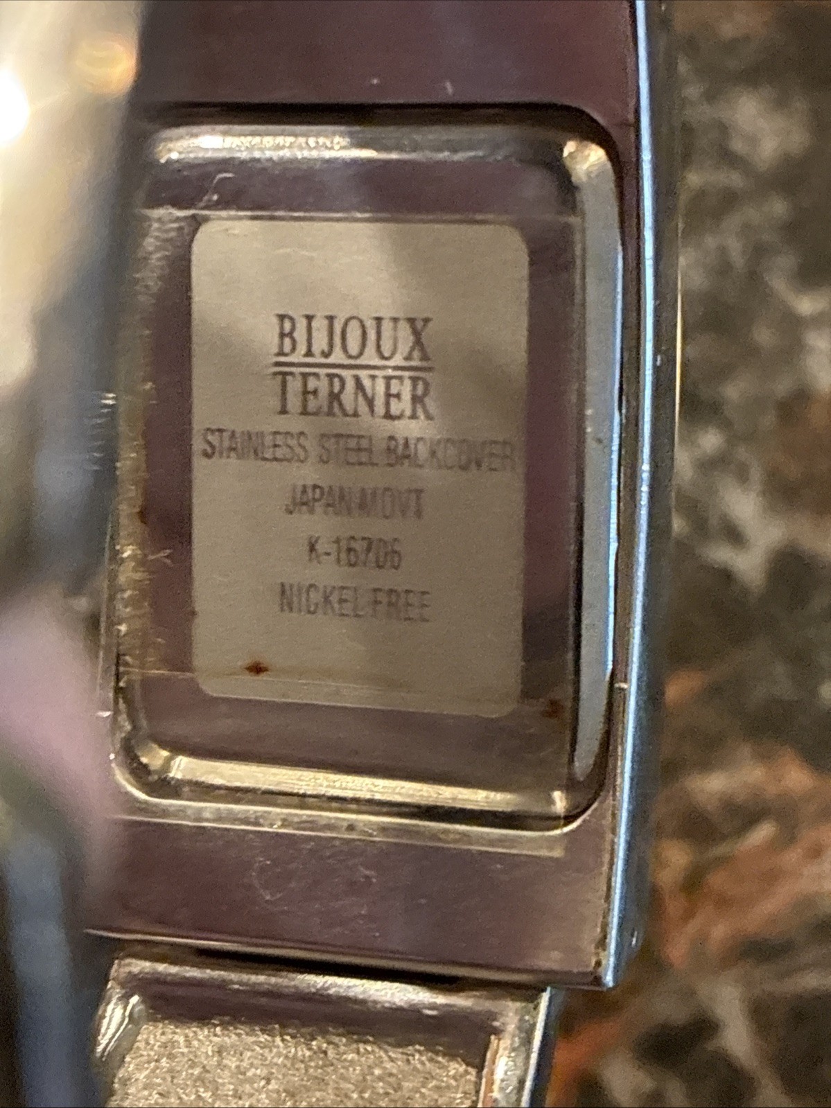 Bijoux Terner Rectangular Quartz Watch *Untested - image 10