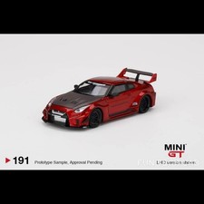 MINI GT #191 LB-Silhouette WORKS GT 35GT-RR Lava Red New Sealed