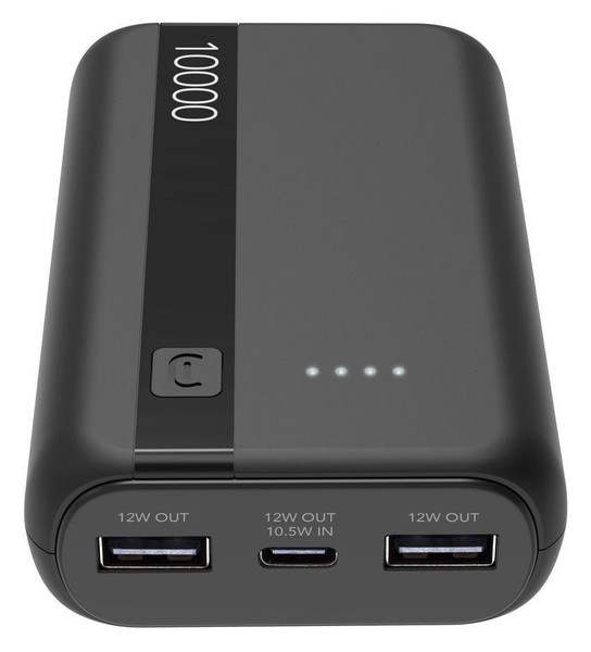 Cellular Line Entry 10000 Mah Powerbank Usb Typ-C Schwarz-image