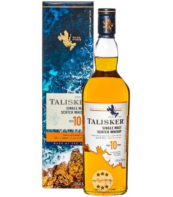 Talisker 10 Years Single Malt Scotch Whisky / 45,8 % vol. / 0,7 Liter-Flasche