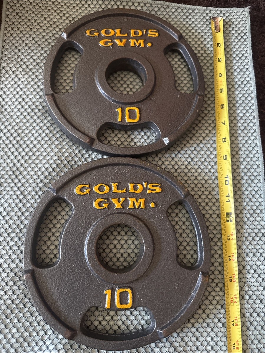 Gym Equipment Gold's Gym Barbell Plates X GOLD'S GYM 10 Lb