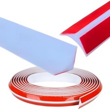 10ft Flexible Quarter Round Molding Peel and Stick Silicone Caulk Strip White