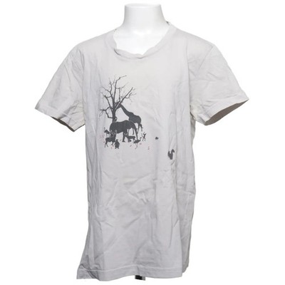 American Apparel, T-shirt, Größe: 152, Grau, Baumwolle, Print, Mädchen #Yor