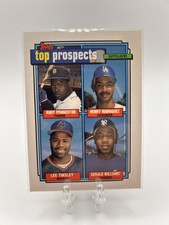 1992 Topps - Top Prospects Henry Rodriguez, Gerald Williams, Lee Tinsley #656...