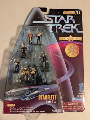1997 Playmates Star Trek Strike Force, Starfleet Away Team Warp Factor  Series 1