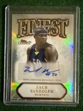 2024-25 Topps Finest - Finest Autographs Zach Randolph #FA-ZR Refractor (AU)