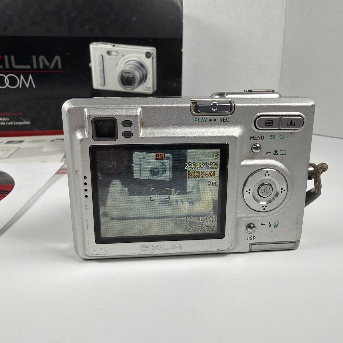 Casio EXILIM Z4U 4.0MP Digital Camera - Silver for sale online | eBay
