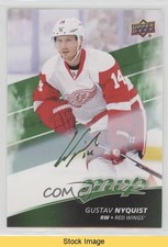 2017-18 Upper Deck MVP Green Script Gustav Nyquist #166 READ 1o7y