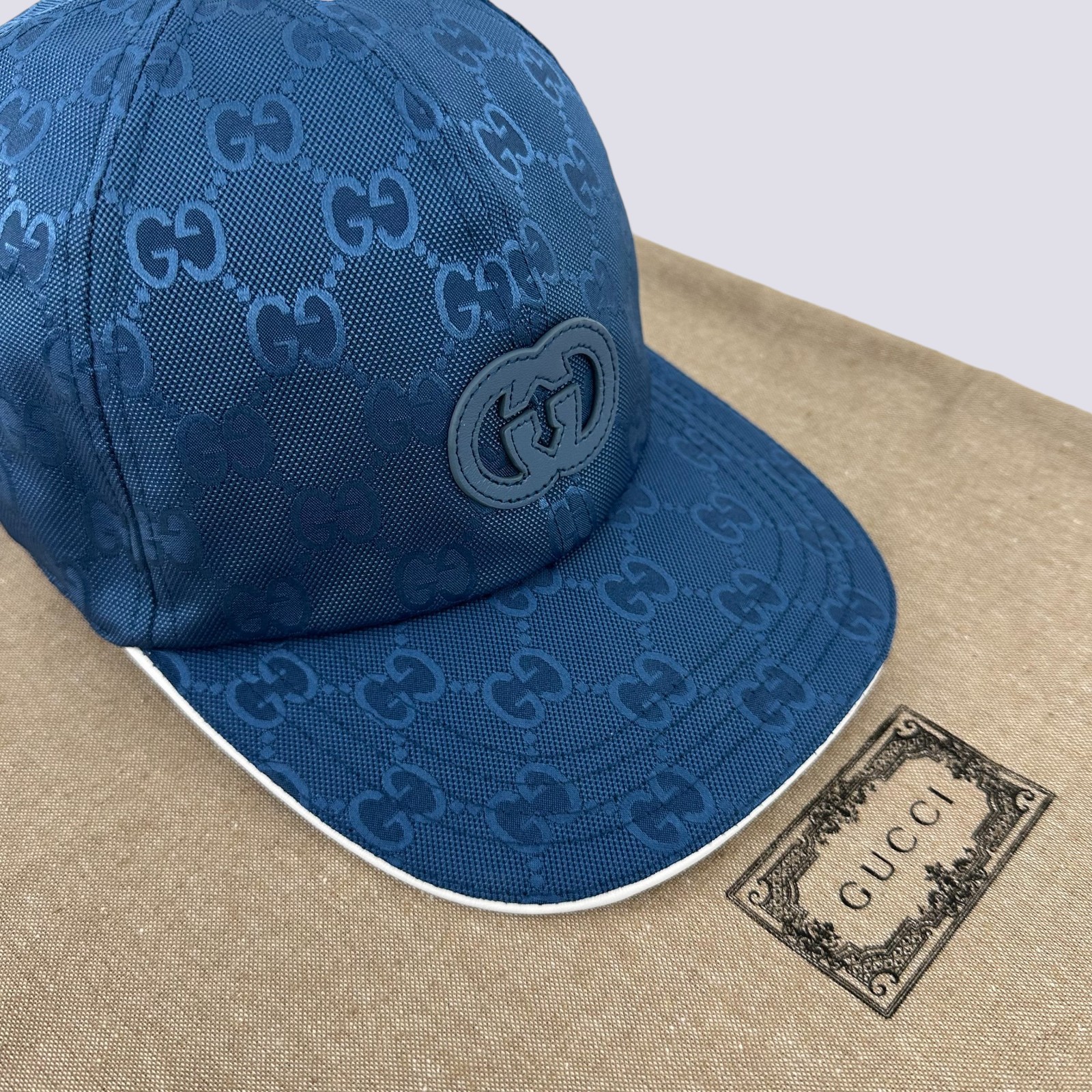 Gucci GG Monogram Interlocking G Patch Logo Nylon… - image 3