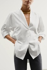 AYR The Tate Collar Shirt - White Oxford (ALL SIZES/NEW) ⭐️