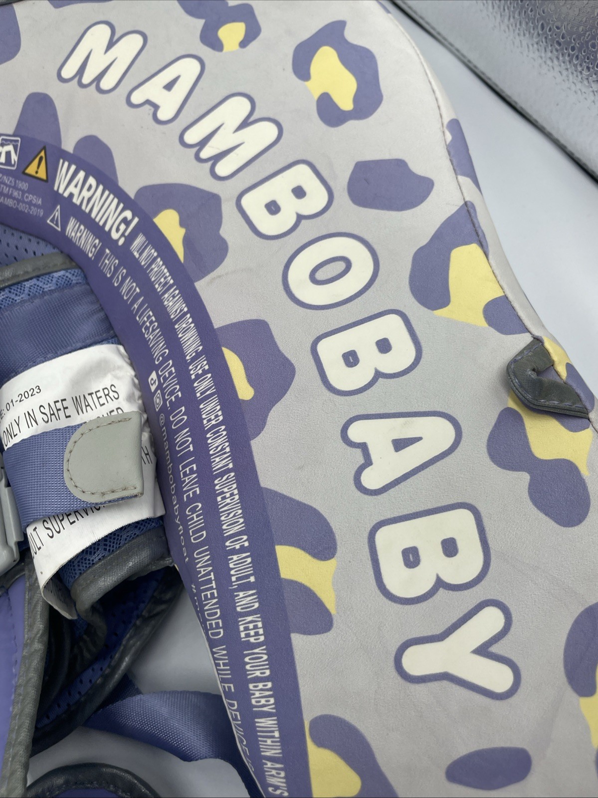 Mambo Baby Non-Inflatable Air Free Pool Float Summer Swim Swimming 3-24 Months