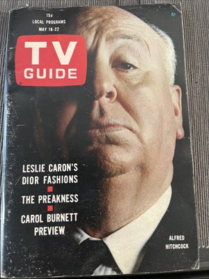 TV GUIDE May 16-22, 1964 Alfred Hitchcock Carol Burnett Preakness Dior