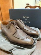 Sons of Henrey Split Toe Derby | Country Calf Walnut | US 8.5| Dainite Sole