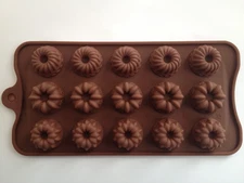 Truffle bundt cake chocolate mold cupcake cake silicone baking candy decorating