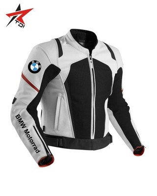 BMW Motorbike Leather Jacket | BMW Motorrad Racing Motorcycle Leather Jacket