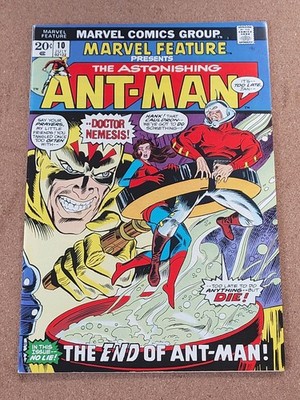 Marvel Feature #10 Vol. 1 1973 Marvel Comic Book Ant-Man Doctor Nemesis!
