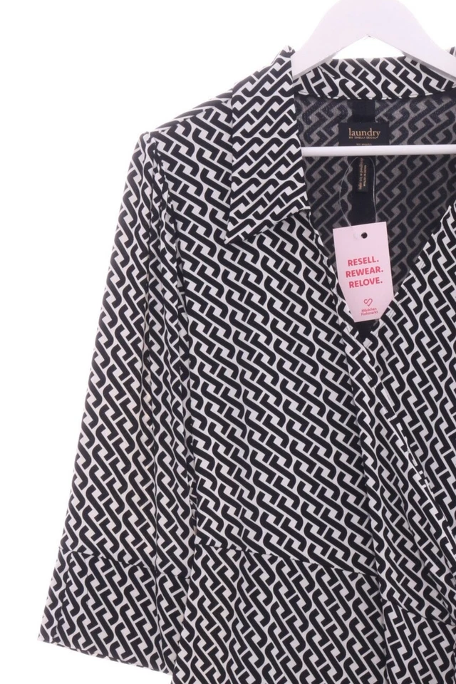 LAUNDRY BY SHELLI SEGAL Robe portefeuille Dames Robe T EU 40 blanc-noir - Photo 3/4