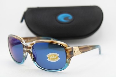 NEW COSTA DEL MAR 06S9041 904114 GNT 251 GANNET BROWN AUTHENTIC SUNGLASSES 58-17